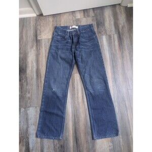 Levi's Jeans 514 Slim Straight Fit Dark Wash Blue Denim 28x28 Boys 16